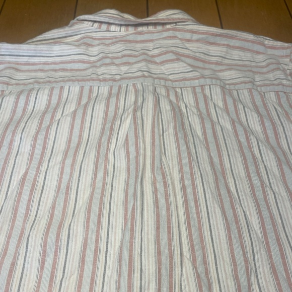Marine Layer XL Striped Button Up Shirt One Pocket Short Sleeve - Picture 14 of 16